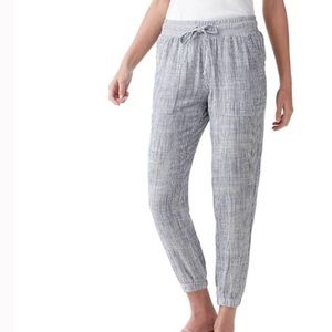 Splendid Collection Navy/White Jogger Pants - Small